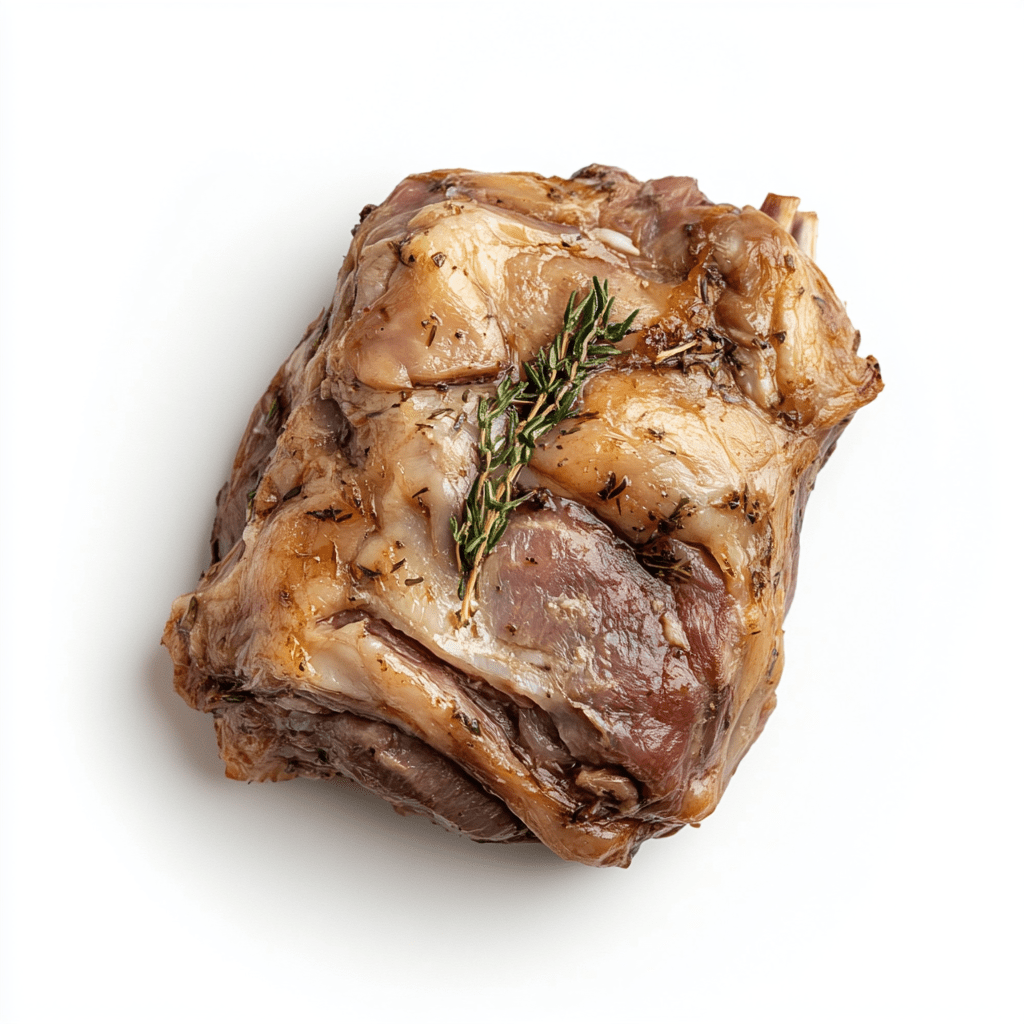 Delicate cultivated rabbit meat with subtle flavor profile